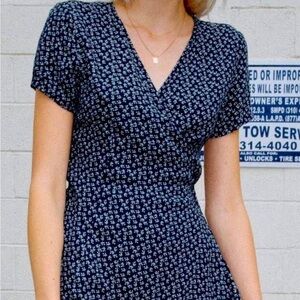 Brandy melville robbie mini wrap dress